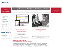 Tablet Screenshot of nortechtelecom.se